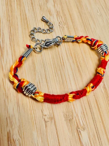 Red/Yellow/Orange TZITZIT BRACELET