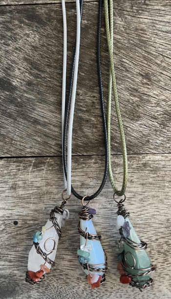 Tree of Life and Tear Drop Necklace Pendant by Ancient Paths