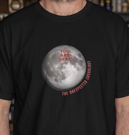 "You Are Here" Moon Map The Unexpected Cosmology (t-shirts) - Image 4