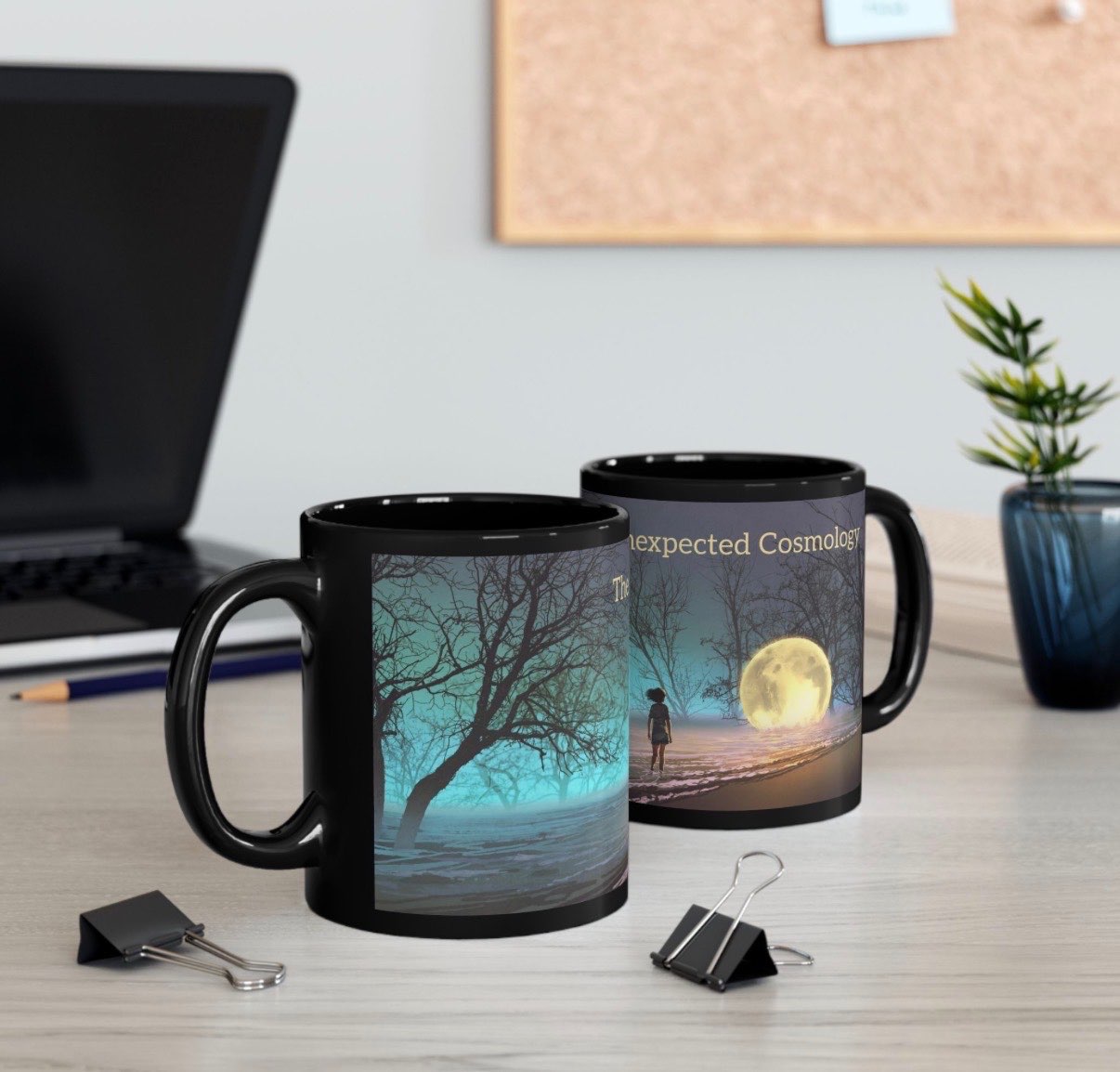 The Unexpected Cosmology Moon Mug - Image 2