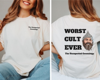 TUC: WORST CULT EVER (front and back t-shirt)