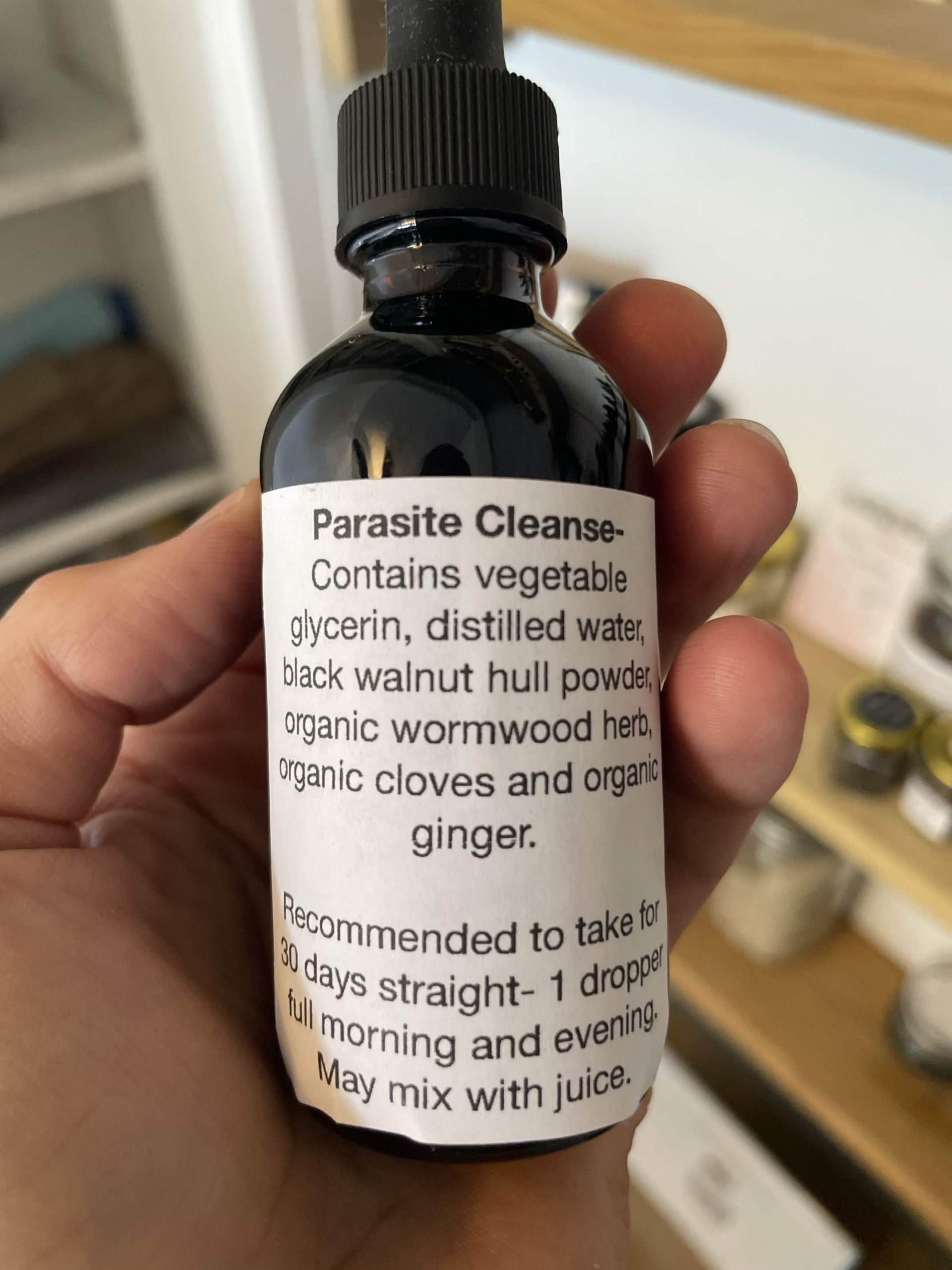 PARASITE CLEANSE tincture with hyssop