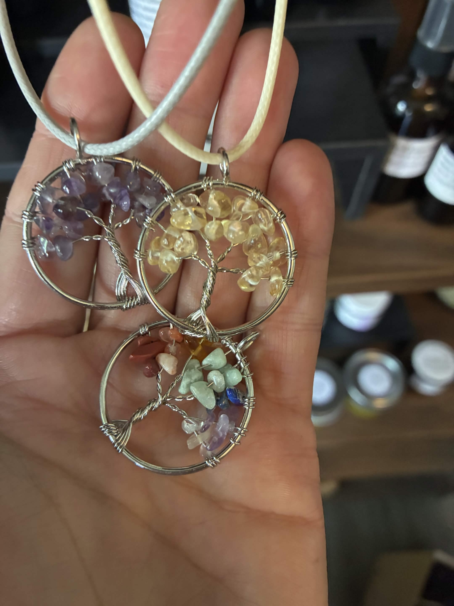 Tree of Life necklaces (from Ancient Paths)